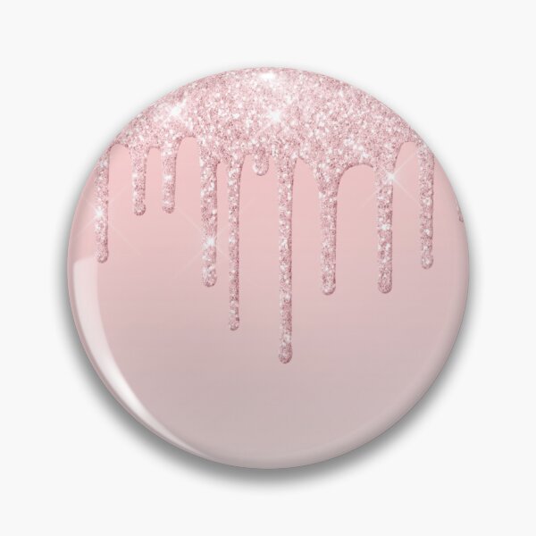 Item preview, Womens Elegant Light Pink Dripping Glitter Nail Polish Effect Printed Sparkle Texture designed and sold by UniQueensShop.