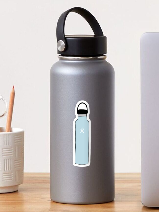 Blue Hydro Flask Sticker for Sale by MaPetiteFleur