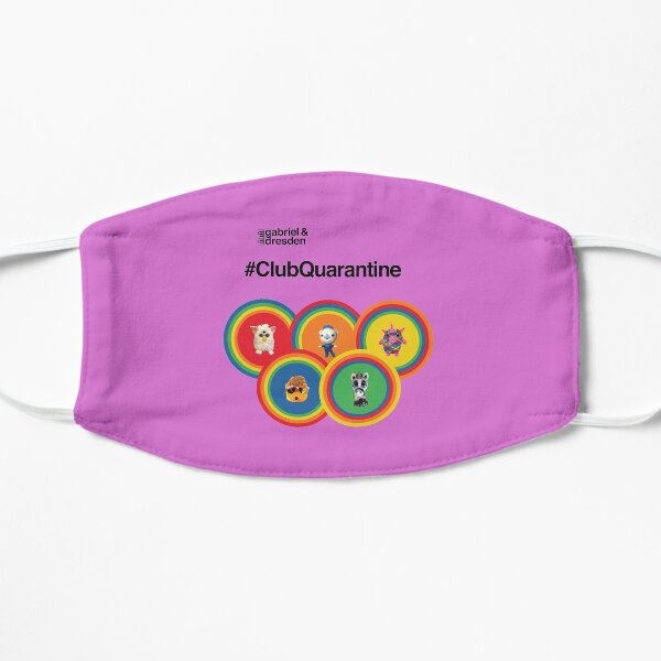Gabriel & Dresden #ClubQuarantine: The Rainbow Family Flat Mask