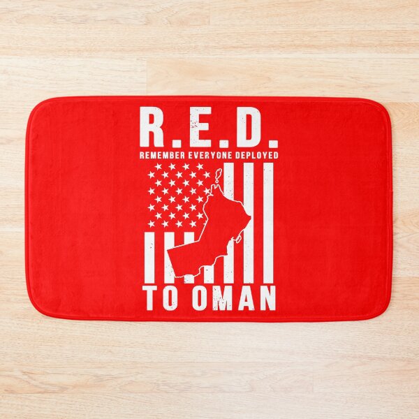 Item preview, RED Friday Remember Everyone Deployed to Oman designed and sold by Gold Wings Tees.