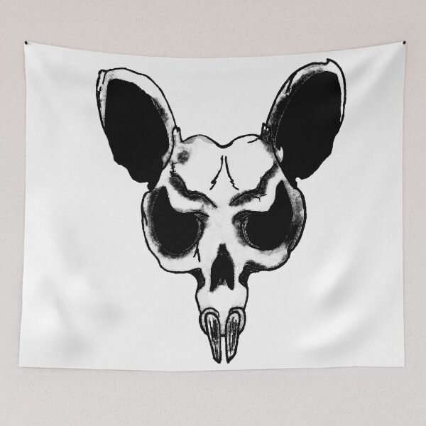 Item preview, Rat Skull ( Black )  designed and sold by VickyGood.