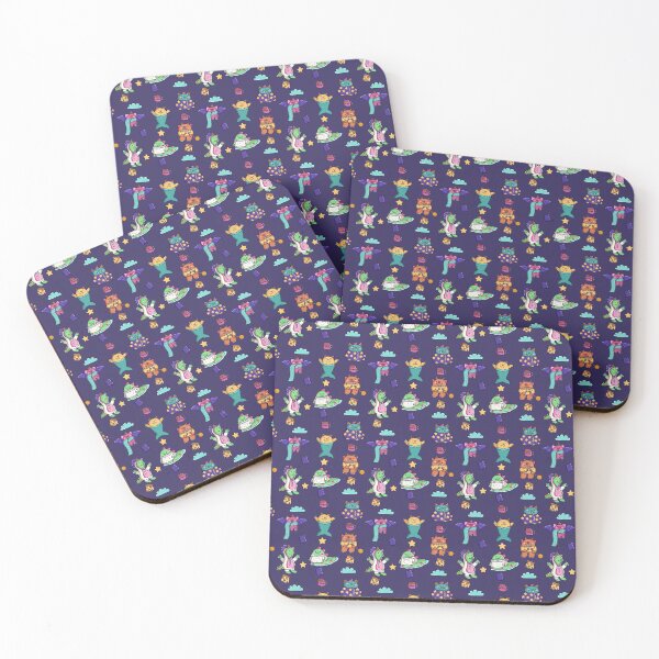 Item preview, Stay at Home Monsters Pattern designed and sold by Mariana Ramírez.