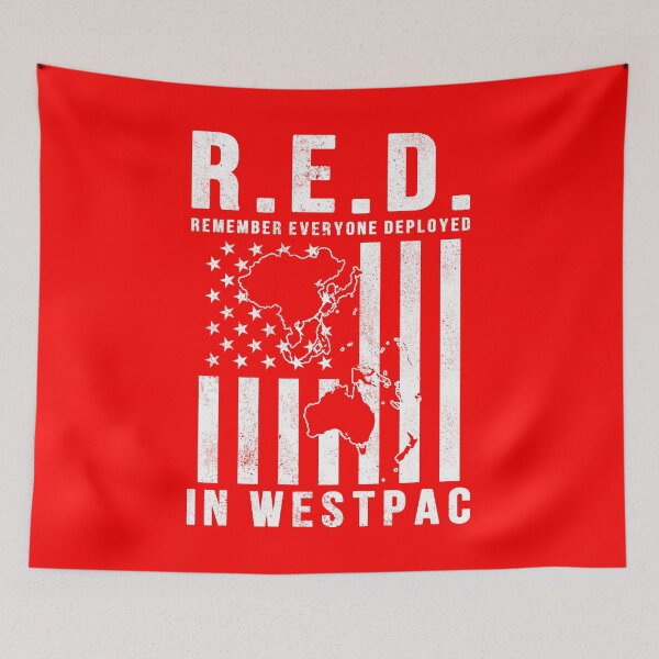 Item preview, RED Friday Remember Everyone Deployed in WestPac designed and sold by Gold Wings Tees.