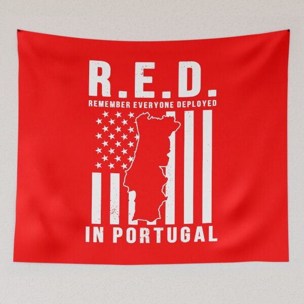 Item preview, RED Friday Remember Everyone Deployed in Portugal designed and sold by Gold Wings Tees.