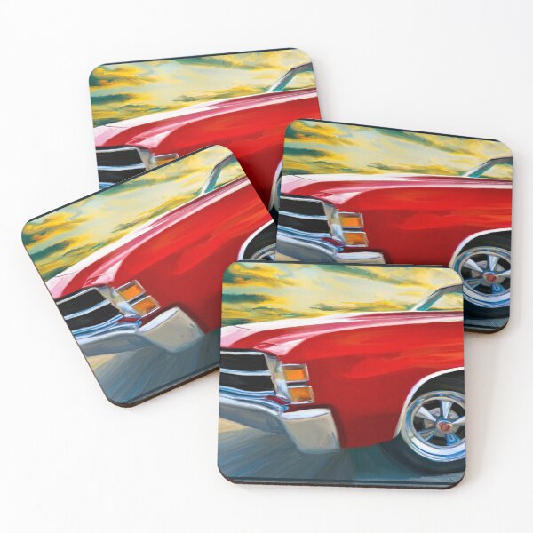 Item preview, '71 Chevelle  Illustration "Busting in on the Scene" designed and sold by NeatlineFX.
