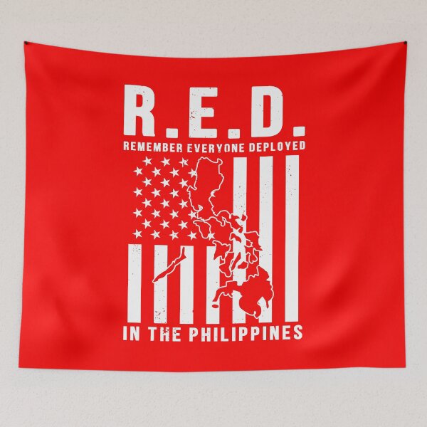 Item preview, RED Friday Remember Everyone Deployed in the Philippines. designed and sold by Gold Wings Tees.