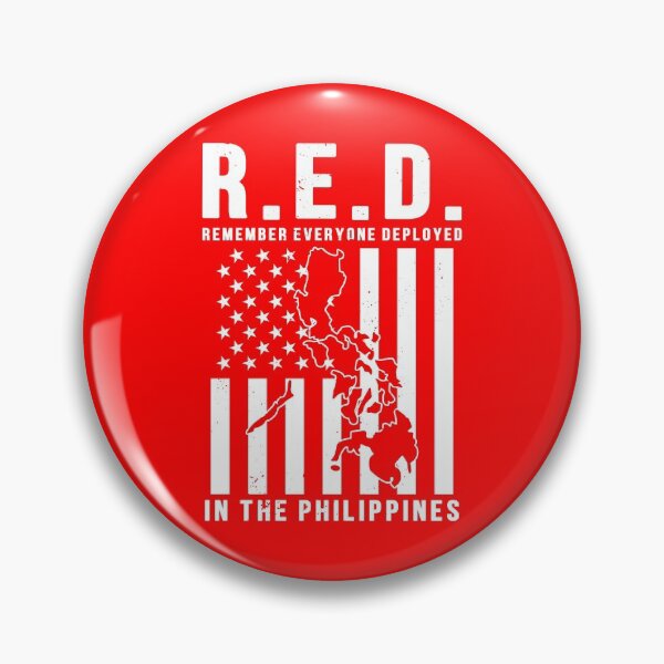 Item preview, RED Friday Remember Everyone Deployed in the Philippines. designed and sold by Gold Wings Tees.