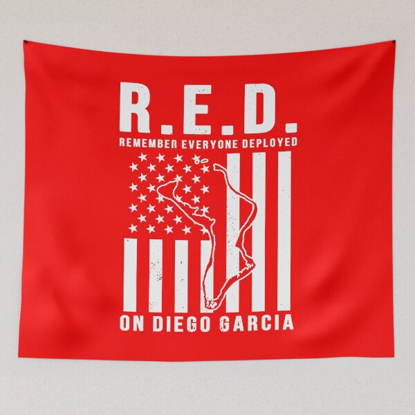 Item preview, RED Friday Remember Everyone Deployed on Diego Garcia designed and sold by Gold Wings Tees.