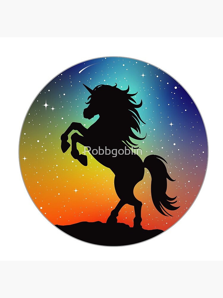 Unicorn Under the Night Sky by Robbgoblin