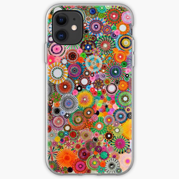 Childhood Dreams, a colourful spirograph drawing! iPhone Soft Case