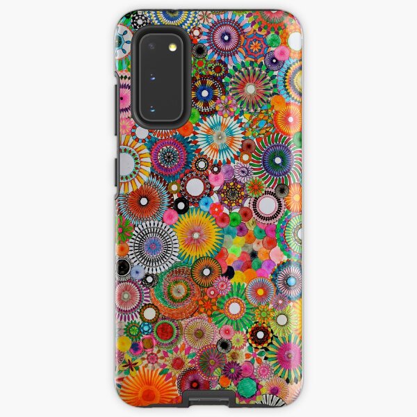 Childhood Dreams, a colourful spirograph drawing! Samsung Galaxy Tough Case