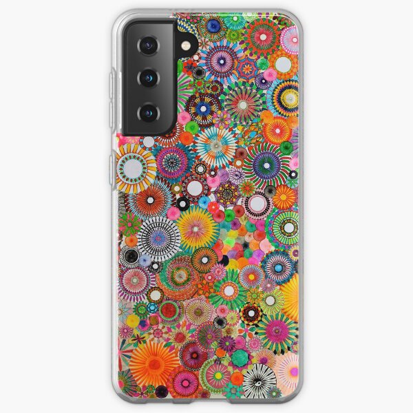 Childhood Dreams, a colourful spirograph drawing! Samsung Galaxy Soft Case