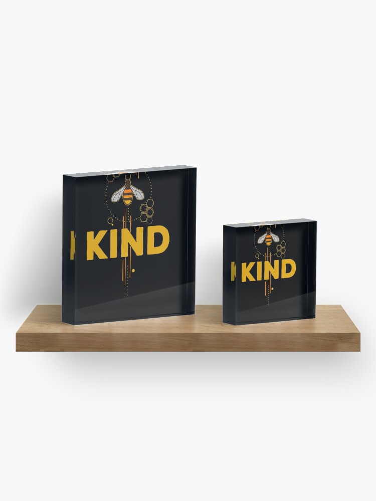 Alternate view of Be Kind (Bee Kind) Acrylic Block