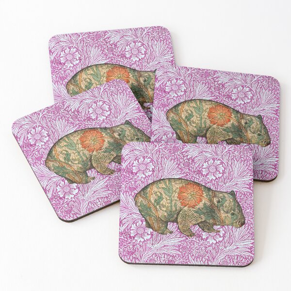 Item preview, Rossetti's Wombat in Pink Marigold designed and sold by MeganSteer.