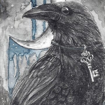 iPhone-Hülle for Sale mit Raven Black Bird Key Halbmond Goth Crow von  Deanna Davoli