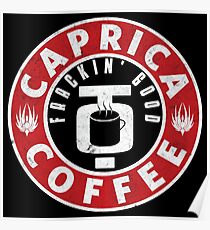 Caprica Coffee Poster