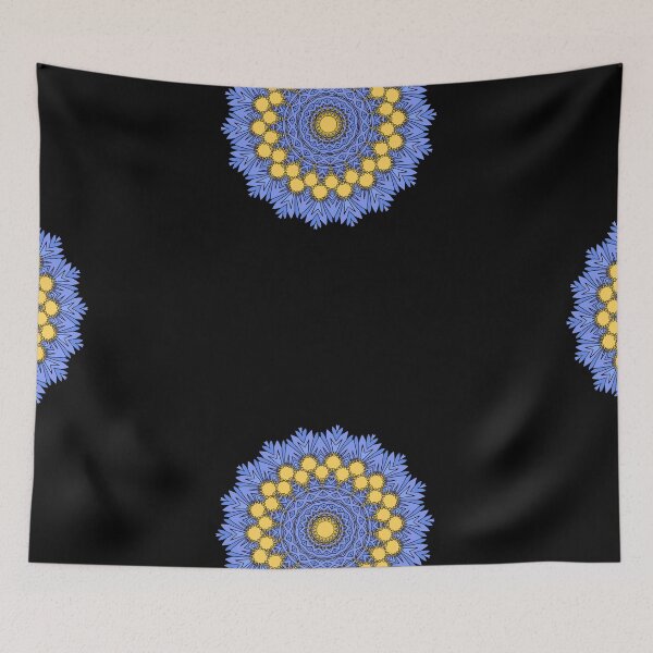 Item preview, Trendy colorful decorative Mandala art, modern repeated pattern designed and sold by vector-pro.