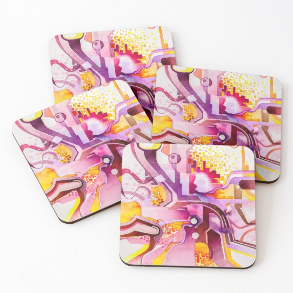Item preview, Sunberry - Abstract Watercolor Painting designed and sold by jeffjag.
