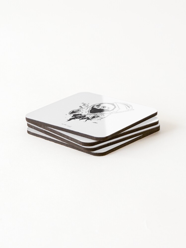 Alternate view of If a man has no purpose his life is just continuous death Coasters (Set of 4)