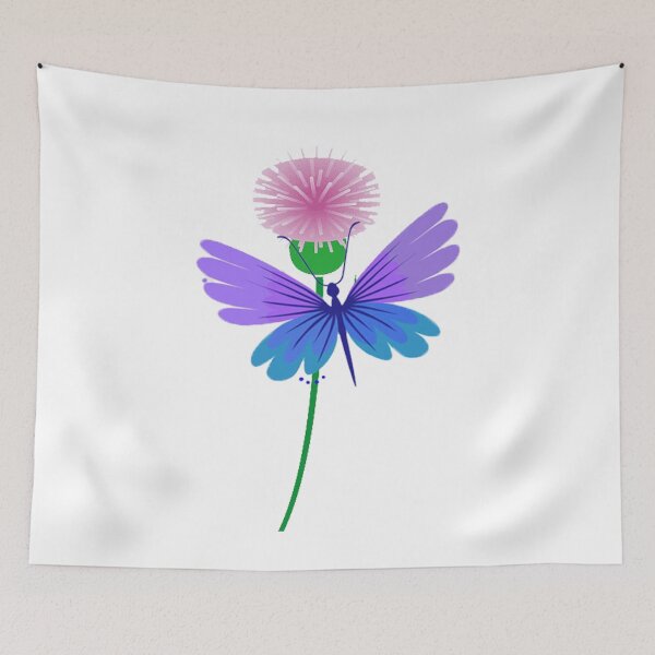 Item preview, Thistle and butterfly designed and sold by rachidhaz.