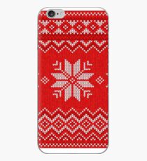 Christmas Knitted pattern iPhone Case