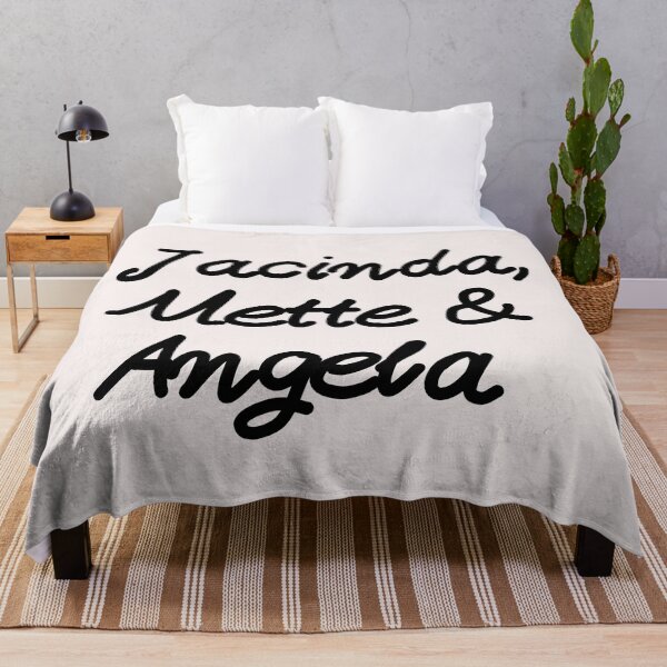 Item preview, Jacinda, Angela and Mette Female World Leaders Black Handwriting designed and sold by Time4German.