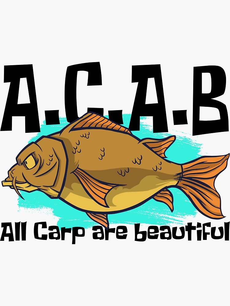 "Fishing carp coarse angler fisherman gift" Sticker for Sale by HenriBlank Redbubble