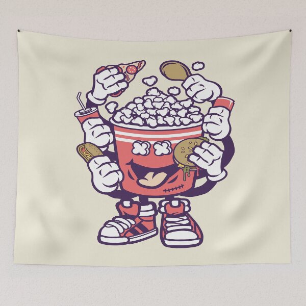 Item preview, Popcorn Monster designed and sold by cartoonbug.