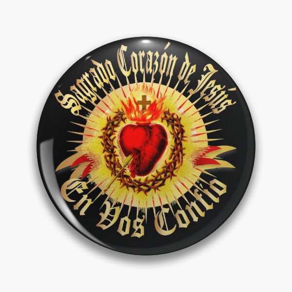 Item preview, Sagrado Corazon de Jesus Spanish for Sacred Heart of Jesus Catholic Detente  designed and sold by hispanicworld.