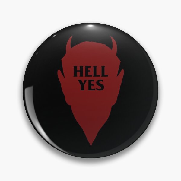 Item preview, Hell Yes Dark Humor Satan designed and sold by thegoodwordsco.
