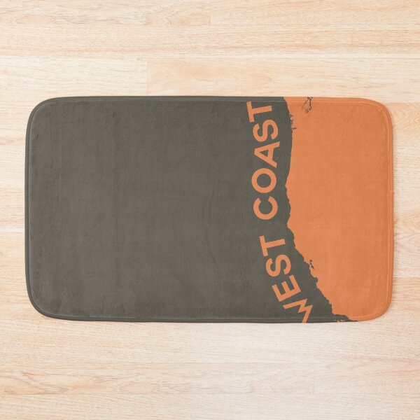 Item preview, West Coast - Crusta Orange on Judge Grey Brown designed and sold by Serge Averbukh Art Studio.