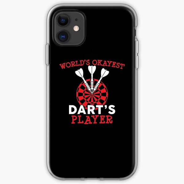 World's Okayest Darts Player Bullseye iPhone Soft Case