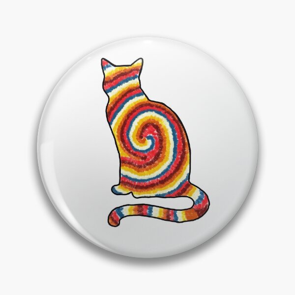 Item preview, Tye dye cat designed and sold by lydiiaphelps.