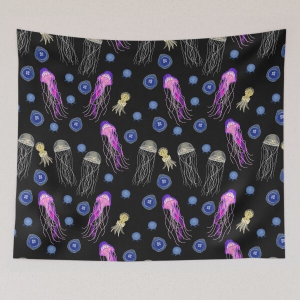 Item preview, Bioluminescent Jellyfish Sea designed and sold by Squiddllr.
