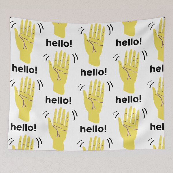 Item preview, Hello! Waving Hand designed and sold by barborakunz.