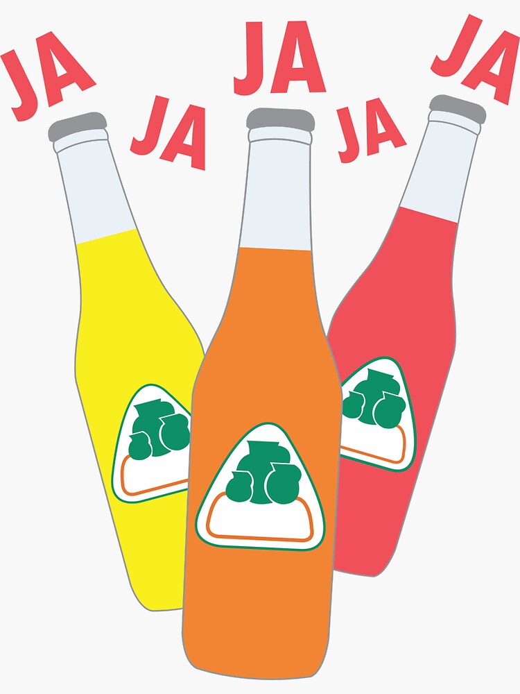 "JA JA JA JARRITOS" Sticker by Margierita Redbubble