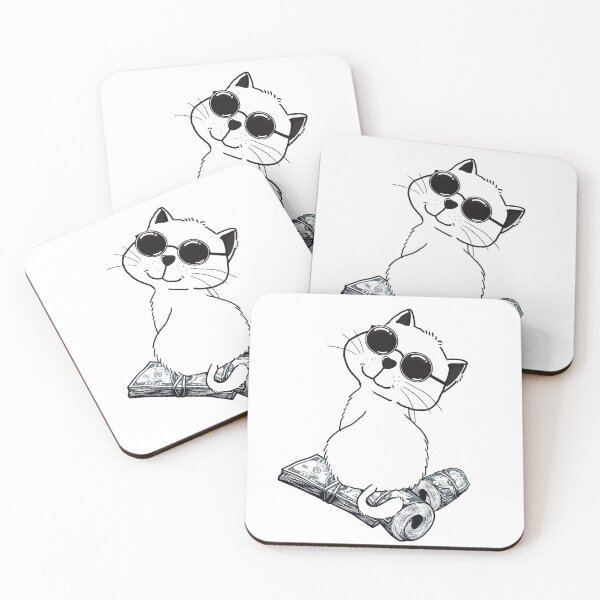 Item preview, Cats and money rule the world designed and sold by labelschmiede.
