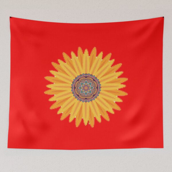 Item preview, Golden Mandala Sunflower designed and sold by rachidhaz.