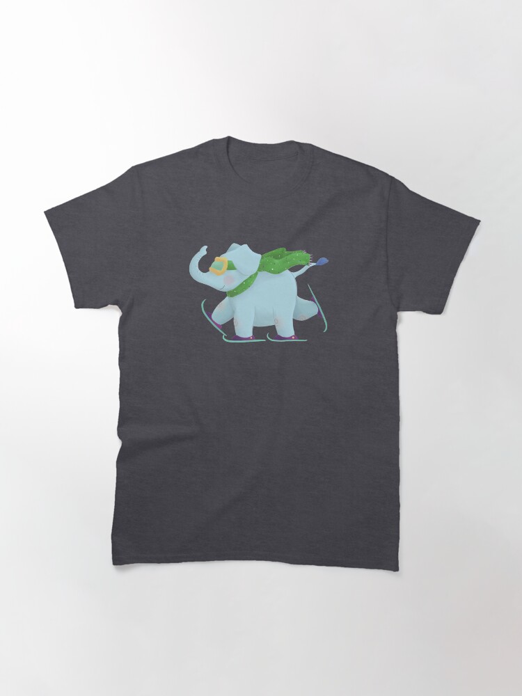 Alternate view of Ski Elephant Classic T-Shirt