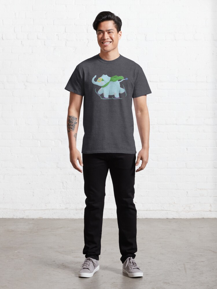Alternate view of Ski Elephant Classic T-Shirt