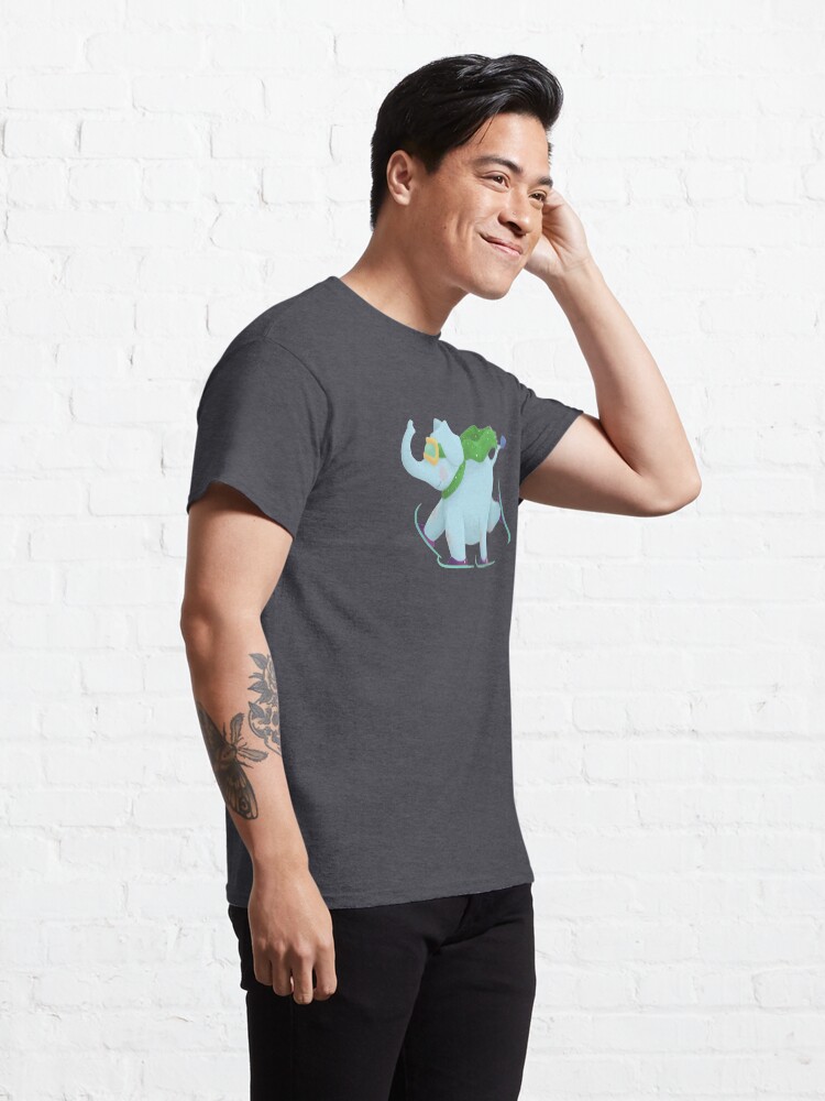 Alternate view of Ski Elephant Classic T-Shirt