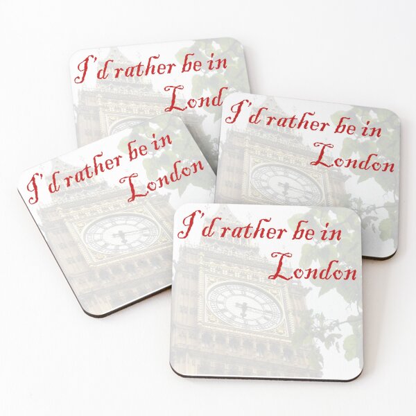 Item preview, I'd rather be in London designed and sold by WanderingBark.