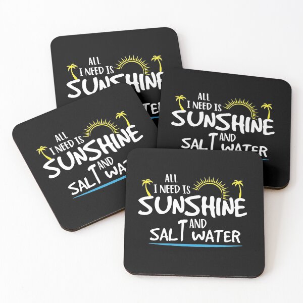 Item preview, Cute Summer Beach All I Need Is Sunshine and Salt Water Beach Cover Up Matching Girls Trip Beach With Sayings Vacation designed and sold by Chamssou.