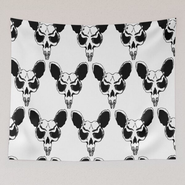 Item preview, Rat Skull ( Multi Black) designed and sold by VickyGood.