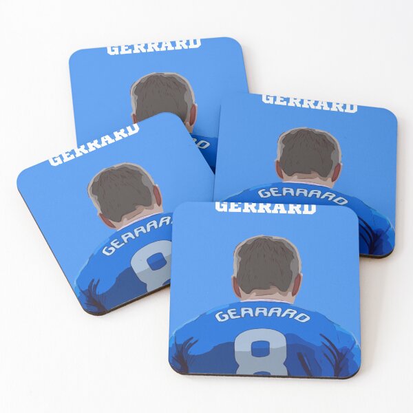 Artikelvorschau, Steven Gerrard Glasgow Rangers entworfen und verkauft von Simply The West Prints.
