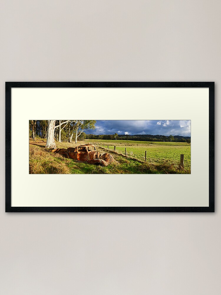 Thumbnail 2 of 7, Framed Art Print, Times Gone By, Tumbarumba, New South Wales, Australia designed and sold by Chockstone.