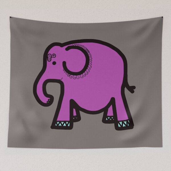Item preview, Little Purple Elephant designed and sold by biffybobcat.