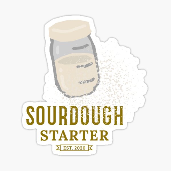 Vista previa del artículo con la obra «Sourdough Starter 2020 Cuarentena Home Baker», diseñado y vendido por itswithaness.