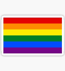 Rainbow flag Gay Homosexual Lesbian Sticker
