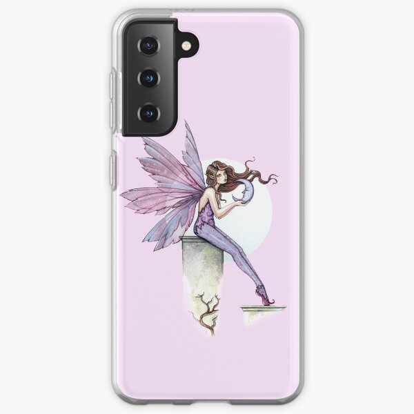 Whispering Moon Fairy Art by Molly Harrison Samsung Galaxy Soft Case